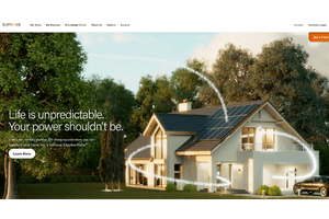 solar company website design